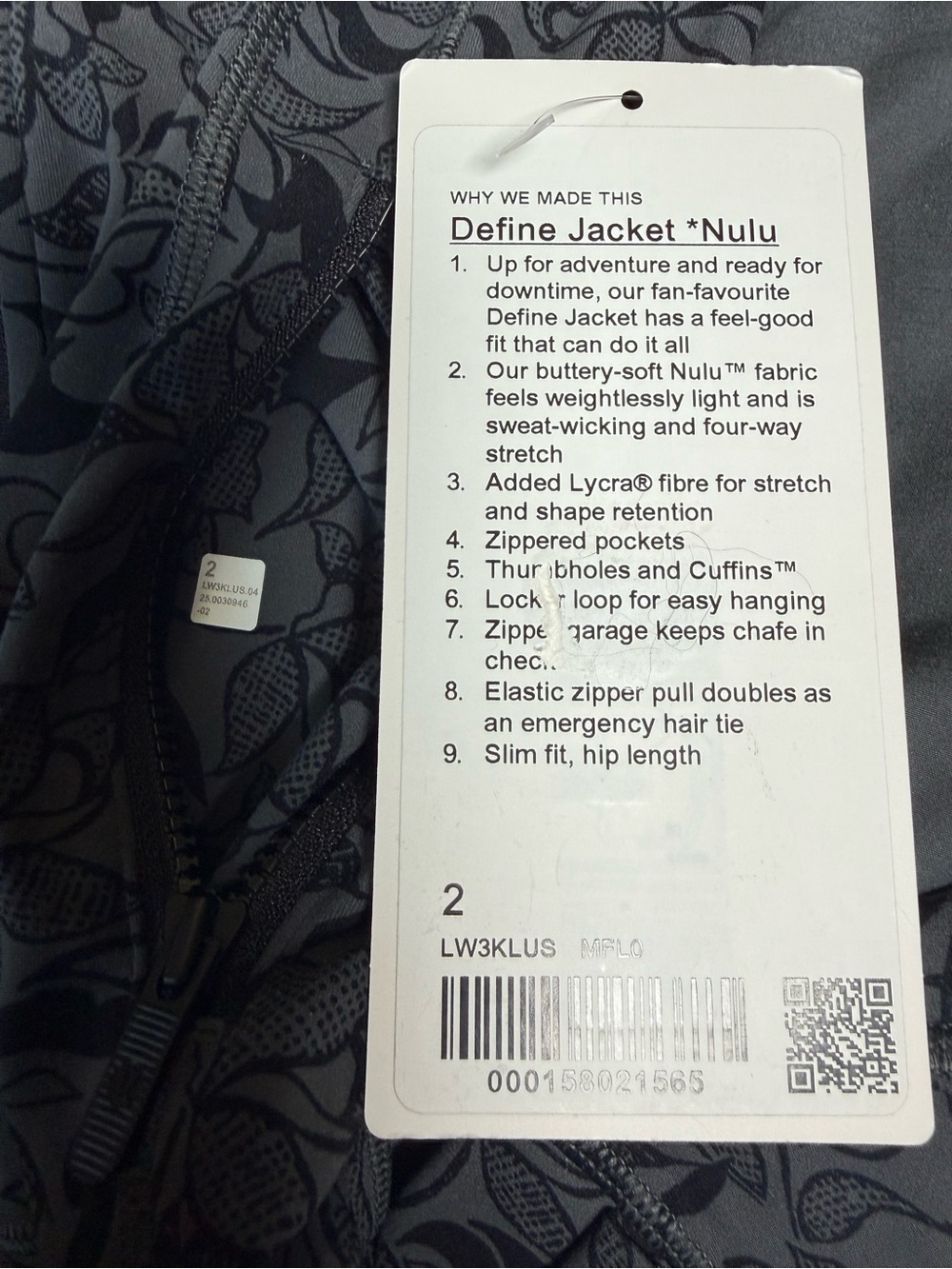 NWT Lululemon Define Jacket Nulu + Align Pant Set Size 2 - Picture 4 of 16